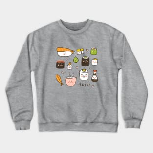 Sushi Collage Crewneck Sweatshirt